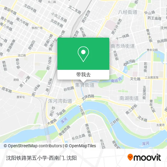 沈阳铁路第五小学-西南门地图