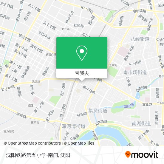 沈阳铁路第五小学-南门地图