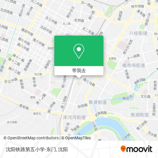沈阳铁路第五小学-东门地图