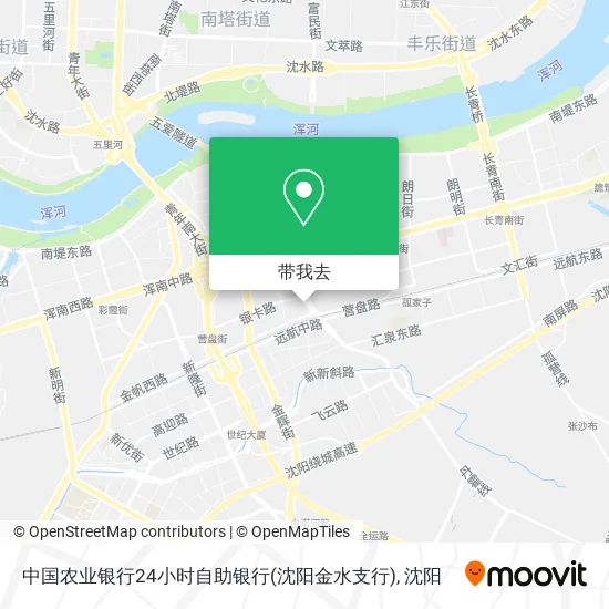 中国农业银行24小时自助银行(沈阳金水支行)地图