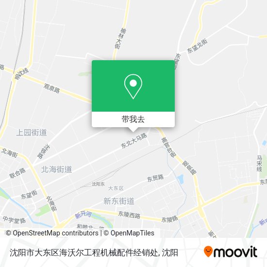 沈阳市大东区海沃尔工程机械配件经销处地图