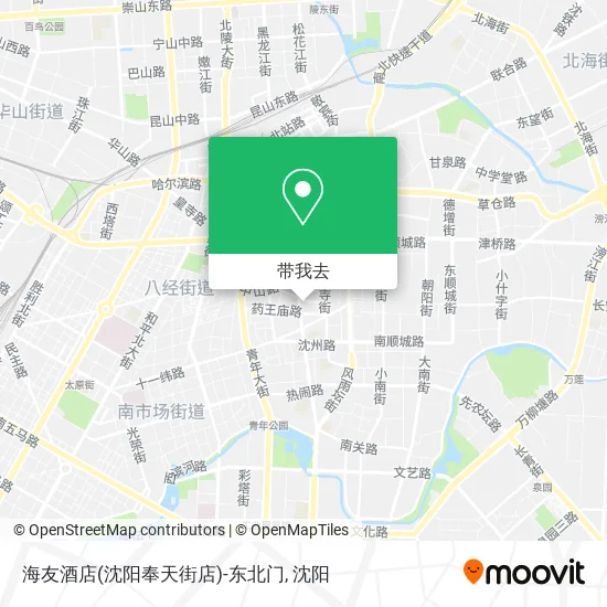 海友酒店(沈阳奉天街店)-东北门地图