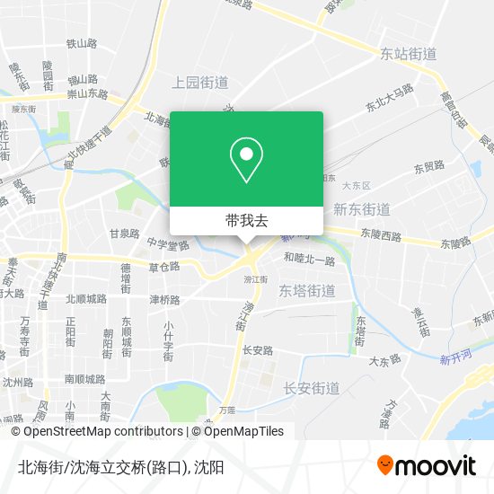北海街/沈海立交桥(路口)地图