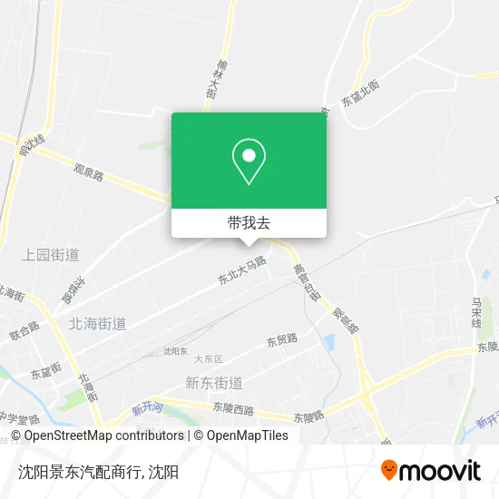 沈阳景东汽配商行地图