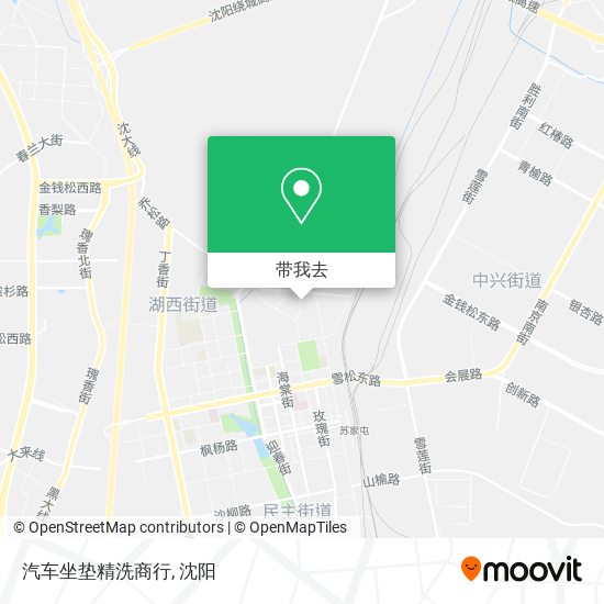 汽车坐垫精洗商行地图
