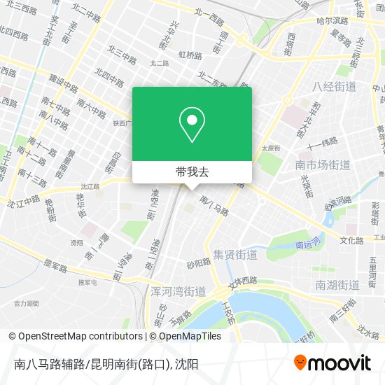 南八马路辅路/昆明南街(路口)地图