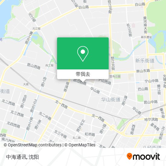 中海通讯地图