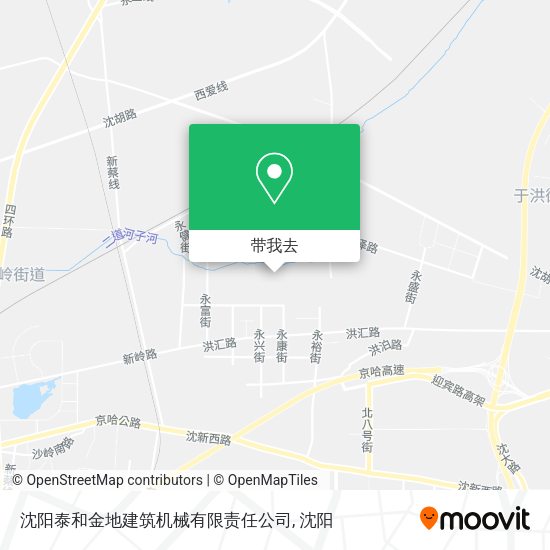 沈阳泰和金地建筑机械有限责任公司地图