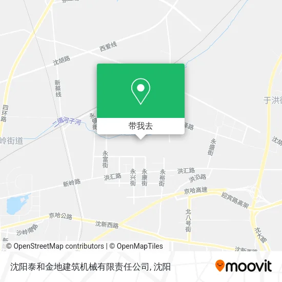 沈阳泰和金地建筑机械有限责任公司地图