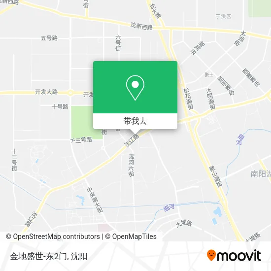 金地盛世-东2门地图
