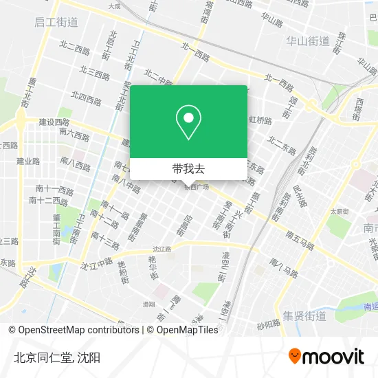 北京同仁堂地图