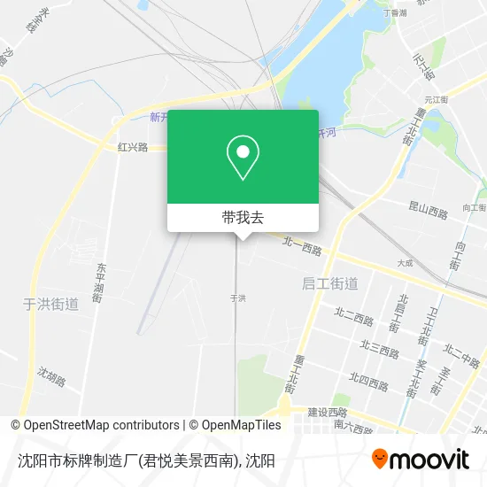 沈阳市标牌制造厂(君悦美景西南)地图