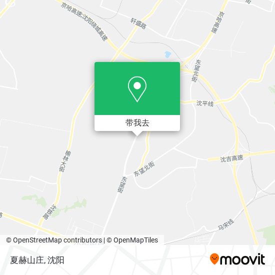 夏赫山庄地图