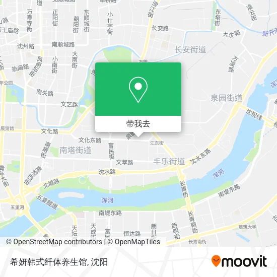 希妍韩式纤体养生馆地图
