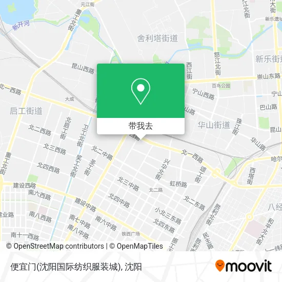 便宜门(沈阳国际纺织服装城)地图