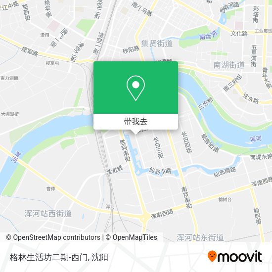 格林生活坊二期-西门地图