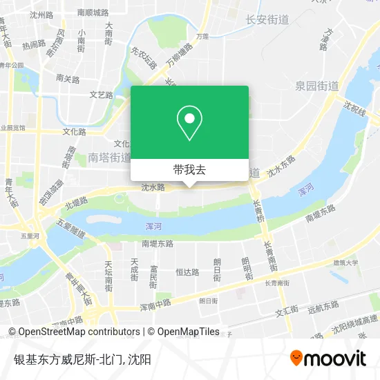 银基东方威尼斯-北门地图