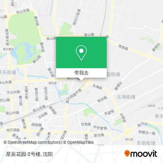 星辰花园-2号楼地图