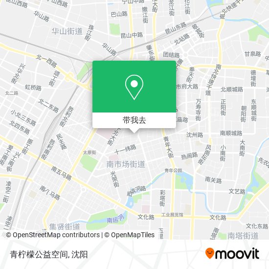 青柠檬公益空间地图