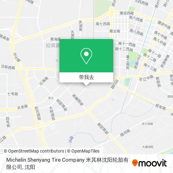 Michelin Shenyang Tire Company 米其林沈阳轮胎有限公司地图