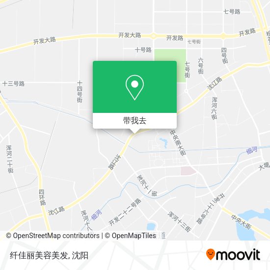纤佳丽美容美发地图
