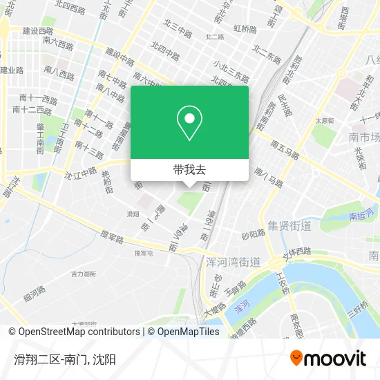 滑翔二区-南门地图