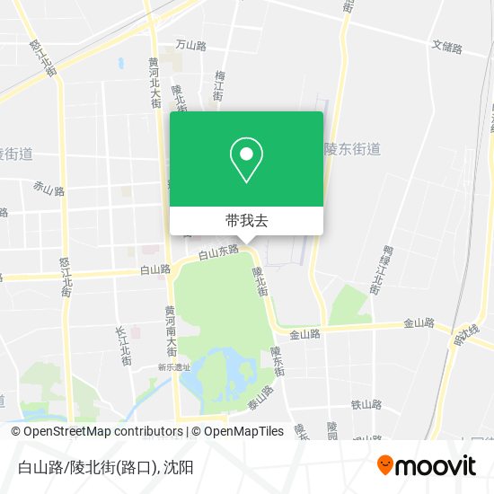 白山路/陵北街(路口)地图