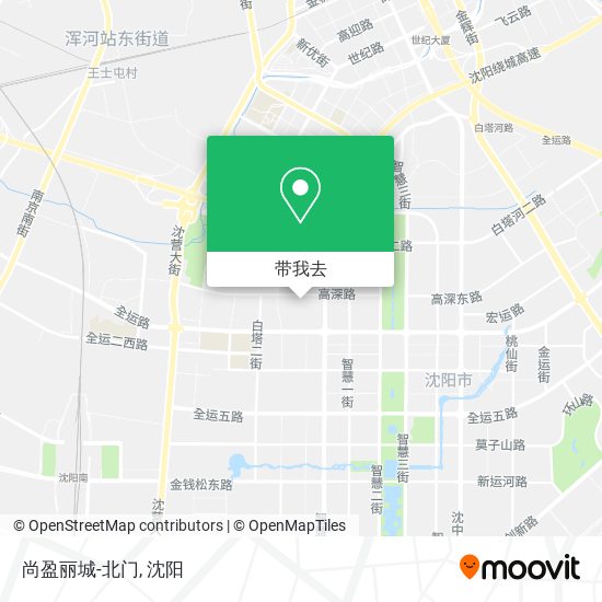 尚盈丽城-北门地图
