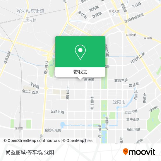 尚盈丽城-停车场地图
