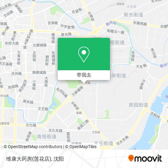 维康大药房(莲花店)地图