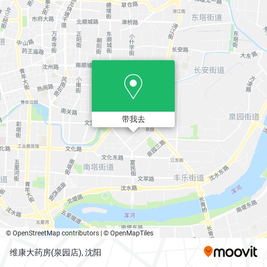 维康大药房(泉园店)地图