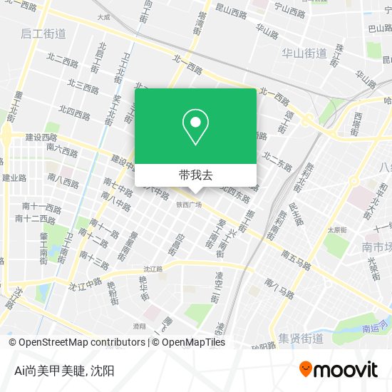Ai尚美甲美睫地图