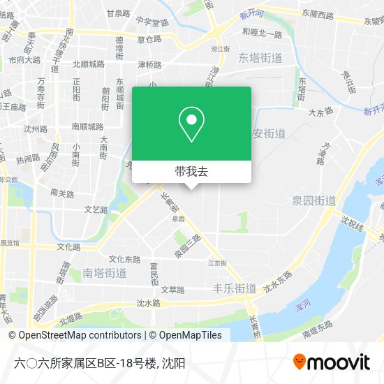 六〇六所家属区B区-18号楼地图