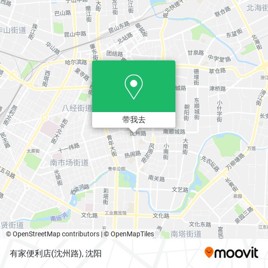 有家便利店(沈州路)地图