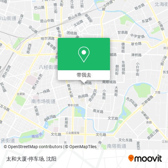 太和大厦-停车场地图