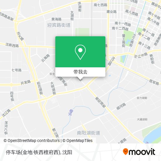 停车场(金地·铁西檀府西)地图