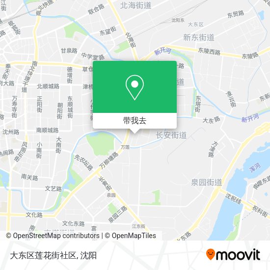 大东区莲花街社区地图