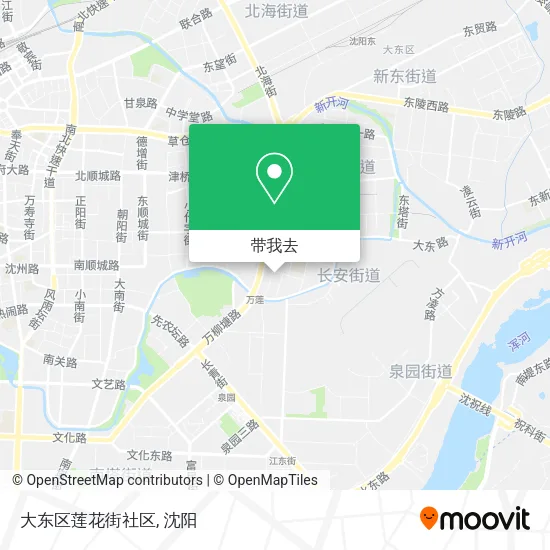 大东区莲花街社区地图