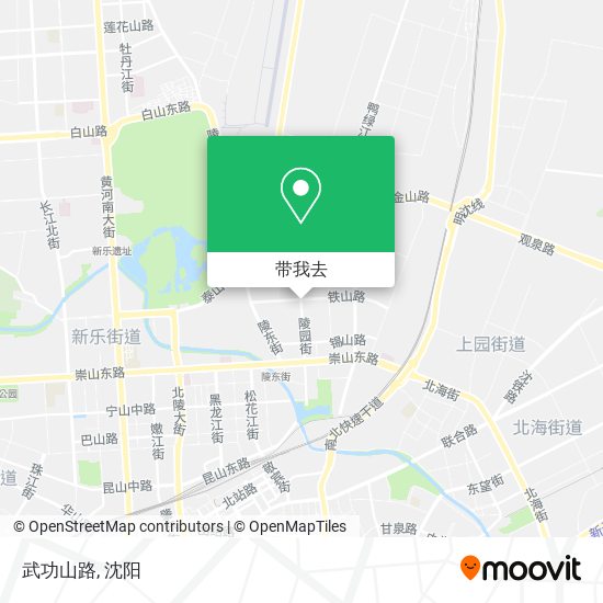 武功山路地图
