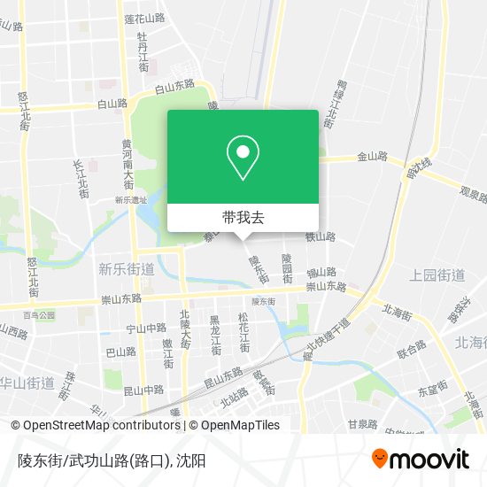 陵东街/武功山路(路口)地图