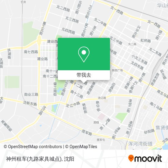 神州租车(九路家具城点)地图