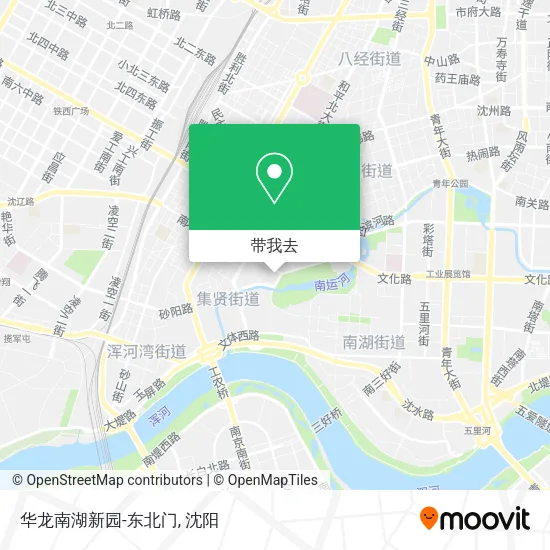 华龙南湖新园-东北门地图