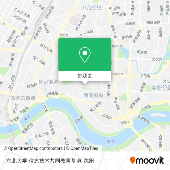 东北大学-信息技术共同教育基地地图