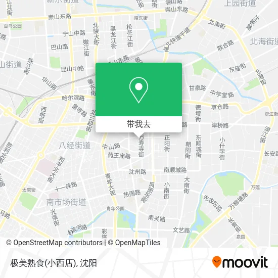 极美熟食(小西店)地图