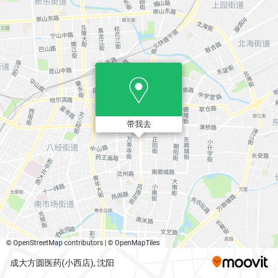 成大方圆医药(小西店)地图