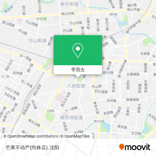 芒果不动产(尚林店)地图