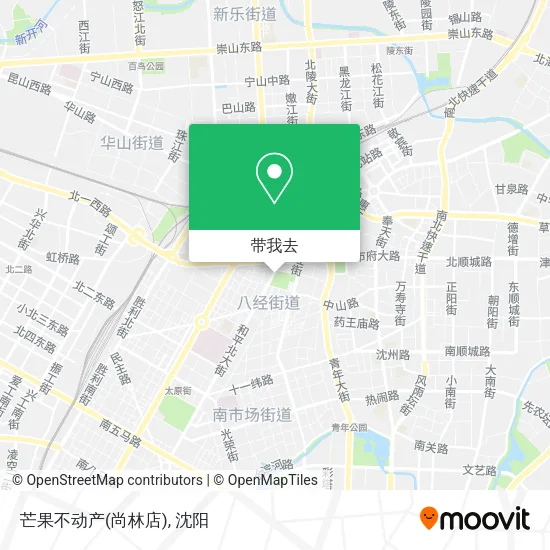 芒果不动产(尚林店)地图