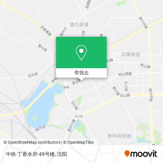 中铁·丁香水岸-49号楼地图