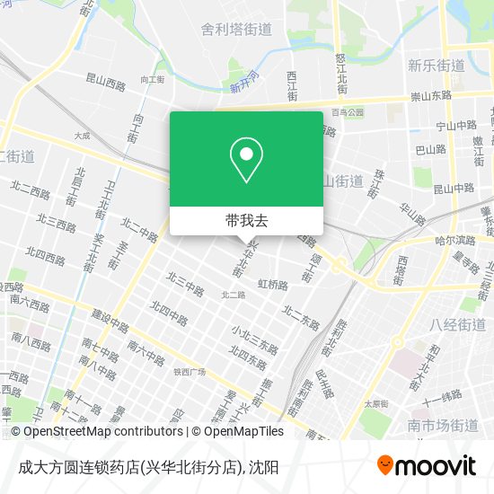 成大方圆连锁药店(兴华北街分店)地图