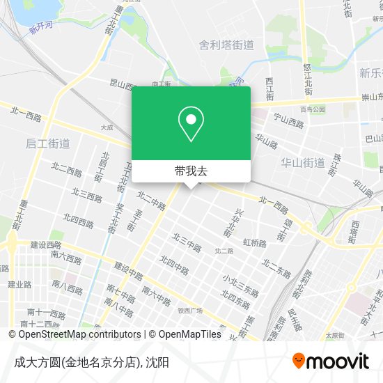 成大方圆(金地名京分店)地图